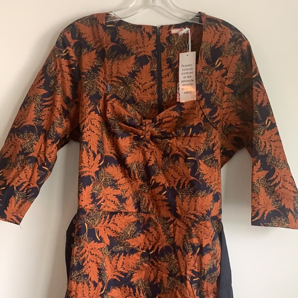 Fall Print Dress - Picture 3 of 6